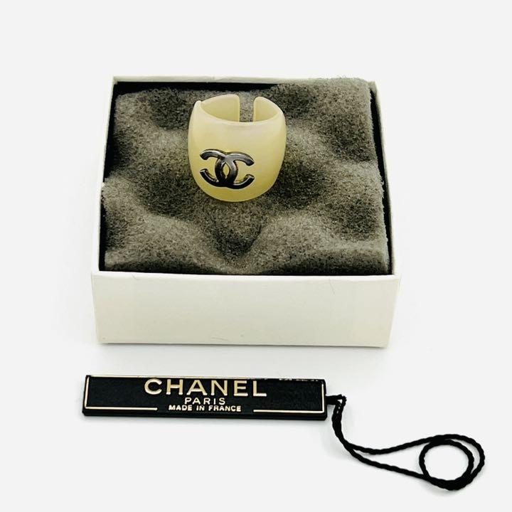 CHANEL シャネル プラスチック リング ココマーク 12号