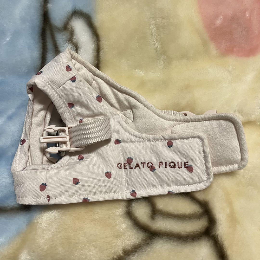 gelato pique ハーネス　首輪　イチゴ柄Sサイズ　ジェラピケ　犬