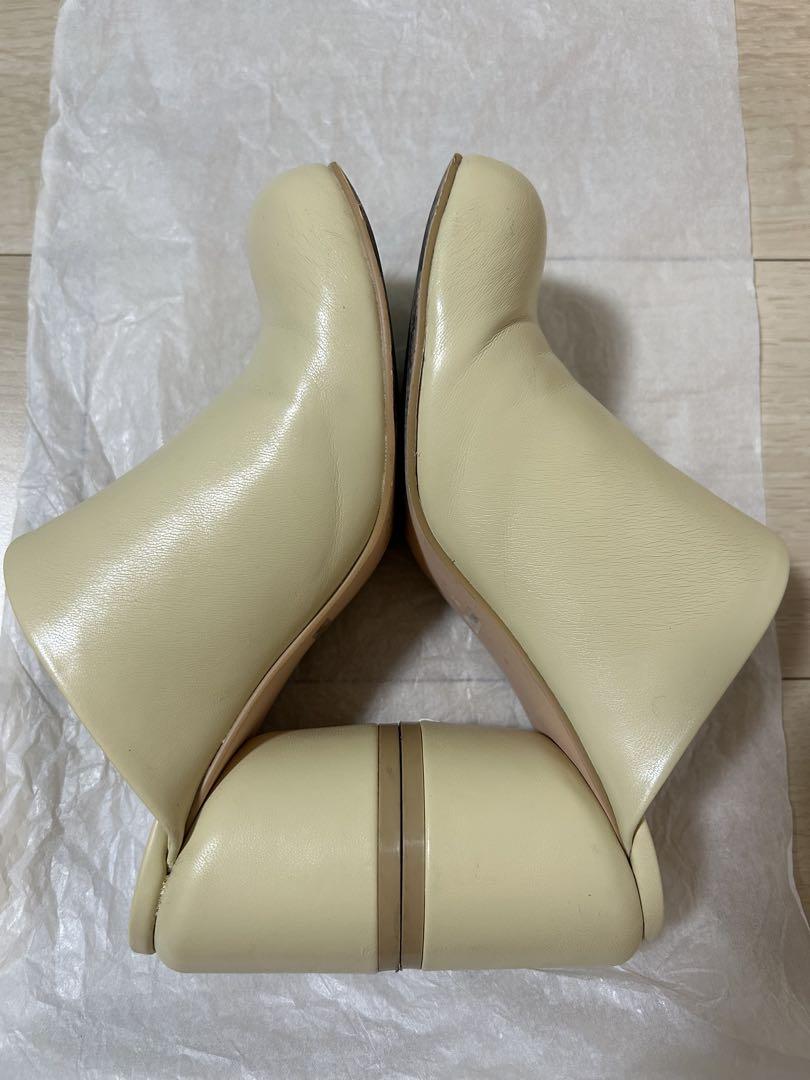 TODAYFUL チャンキーヒールサボ クリーム 36 トゥデイフル