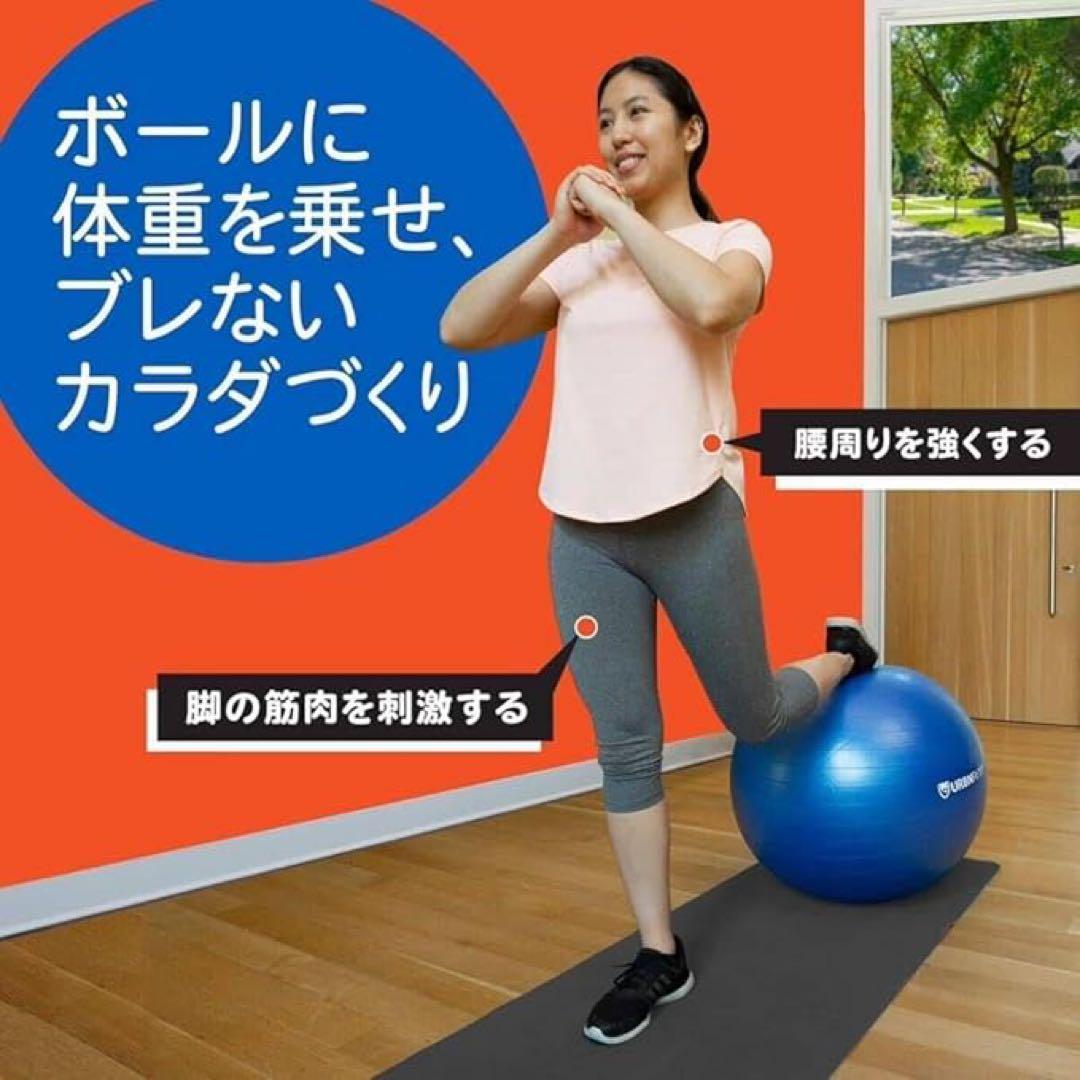 URBNFit EXERCICEBALL KIT バランスボール ブルー65cm URBNFit EXERCICEBALL KIT バランスボール ブルー65cm