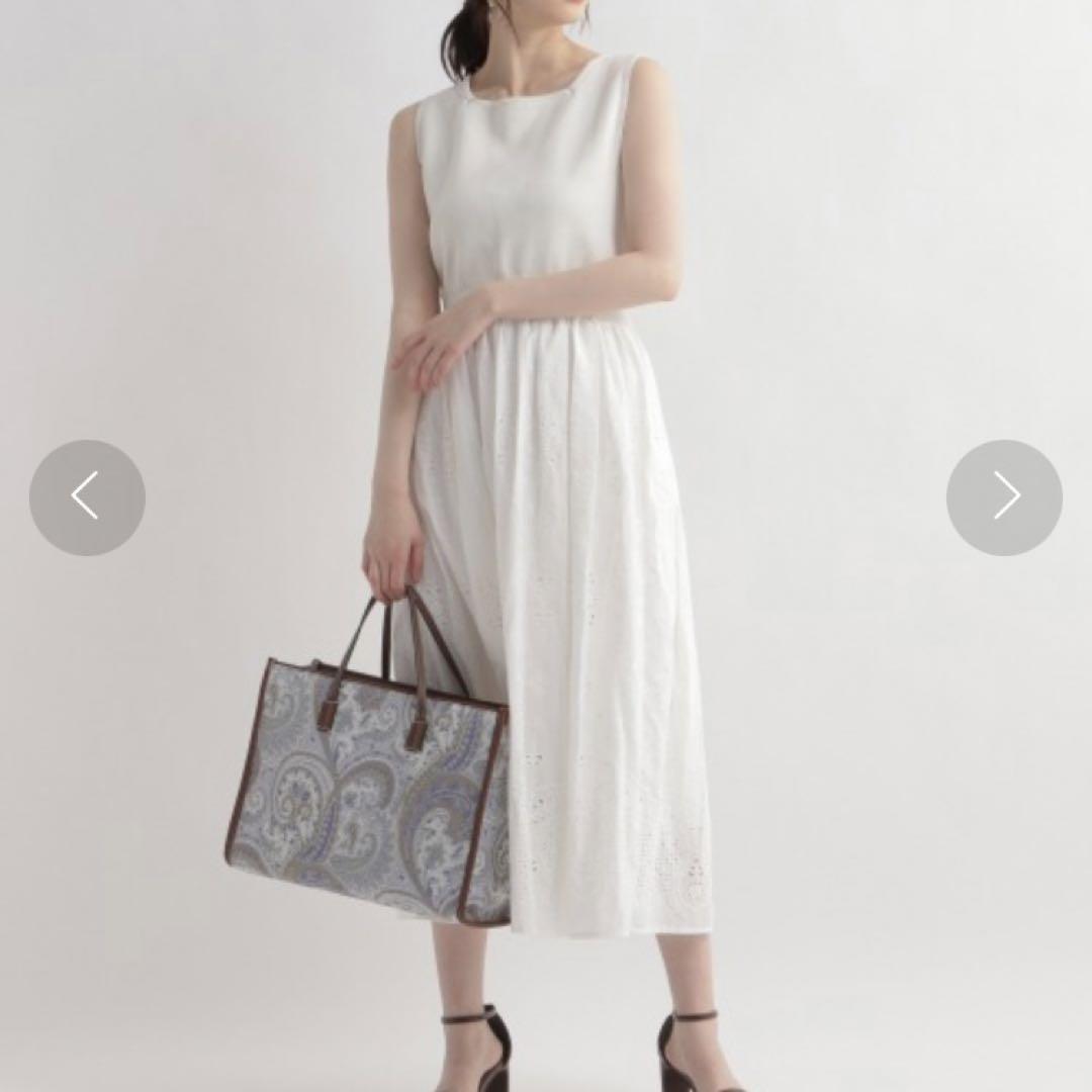 【新品】Andemiu シシュウドッキングワンピース