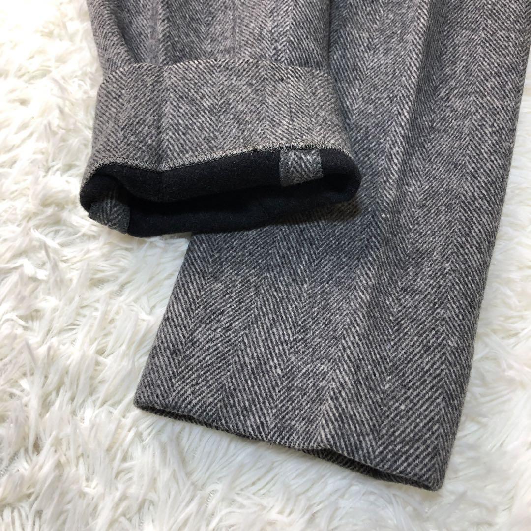 【極美品】ジョゼフオム スーツ セットアップ カシミヤ混 ヘリンボーン 46 M