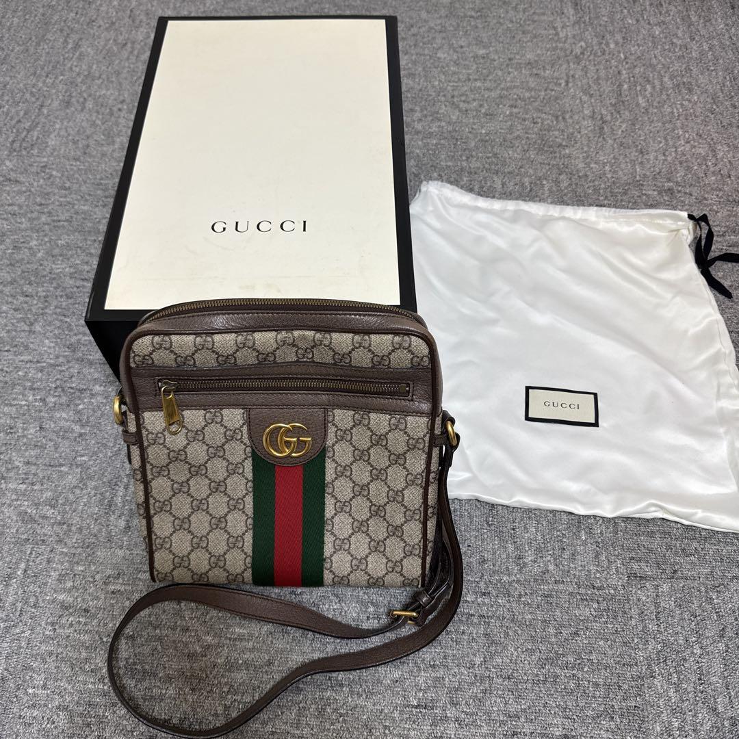 店内商品がすべてレジにて半額！！ グッチ GUCCI スモール GGパターンショルダーバッグ バッグ