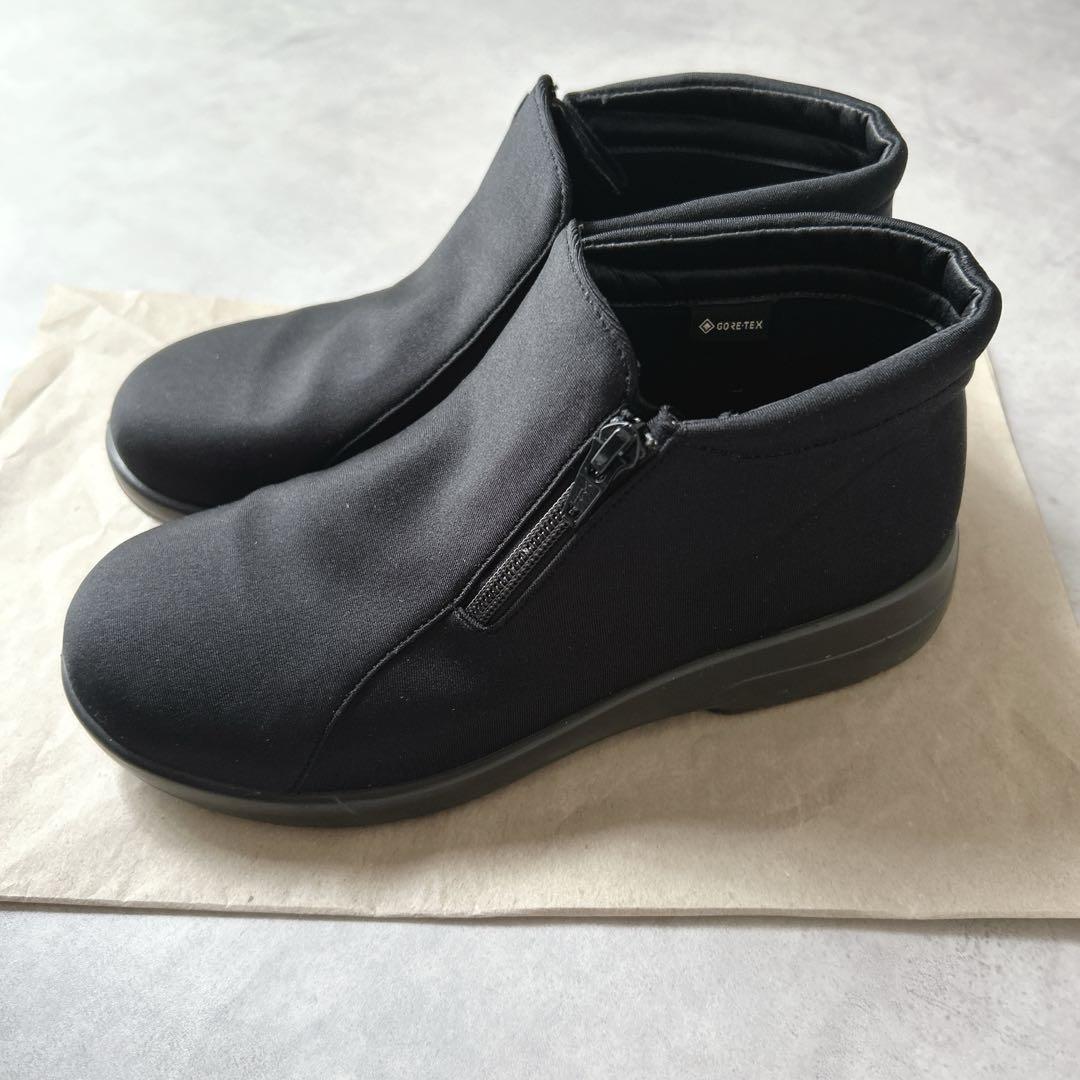 防水 ショートブーツ 24 EEE 黒 幅広 TOP DRY GORE-TEX - メルカリ