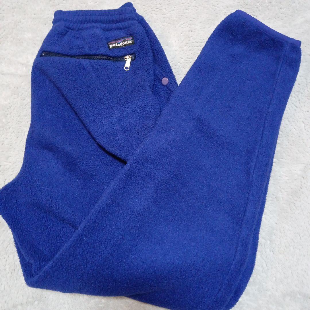 USA製 雪無し patagonia パタゴニア スナップ フリース パンツ