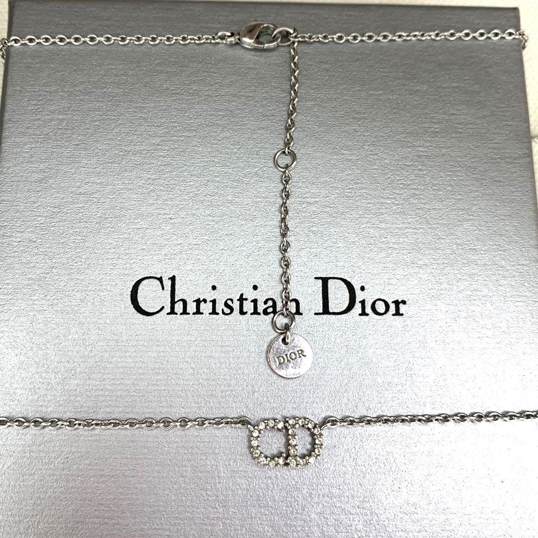 極美品】Dior ディオール シルバー CDロゴ ネックレス | labiela.com