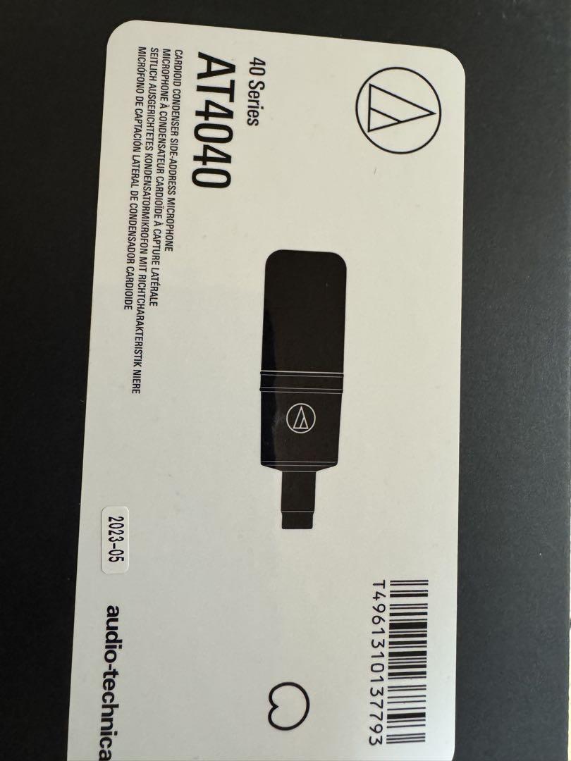 audio-technica AT4040 コンデンサーマイク 美品