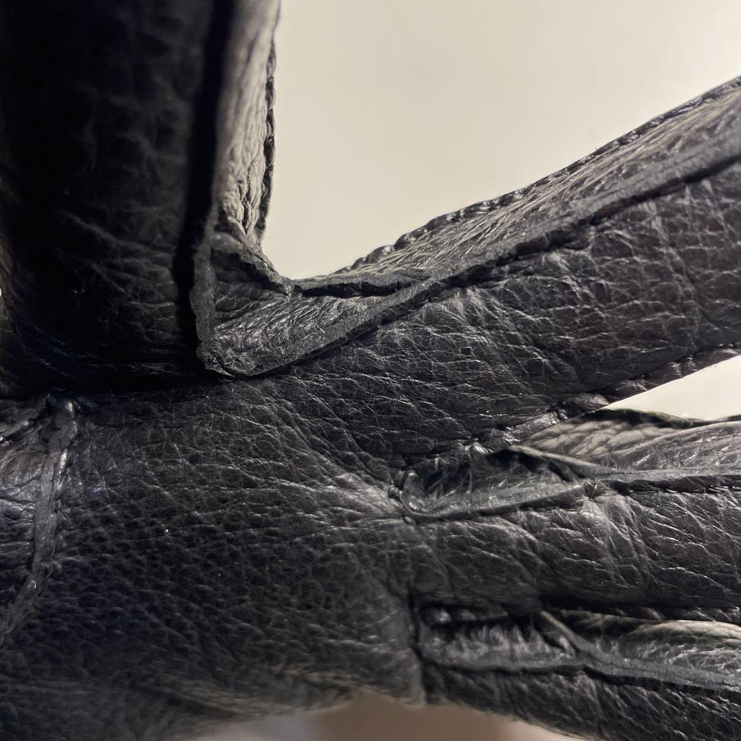 デンツ ペッカリー ブラック ハンプトン カシミア製ライニング デンツ ペッカリー ブラック ハンプトン カシミア製ライニング