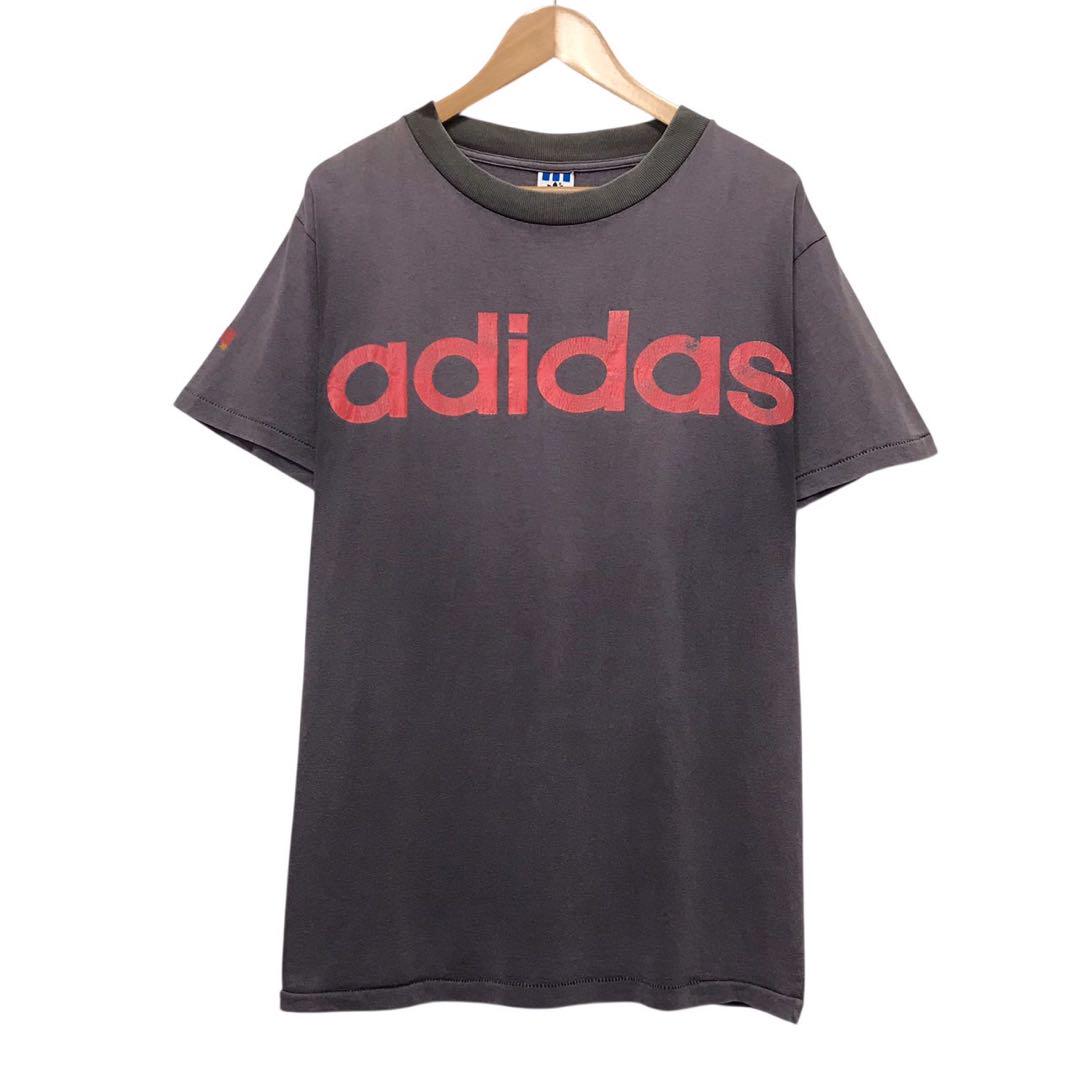 USA製 アディダス ビンテージ ゲームシャツ Tシャツ 80s 90s 美品 ビンテージ USA製 adidas アディダス 90s トレフォイル Tシャツ