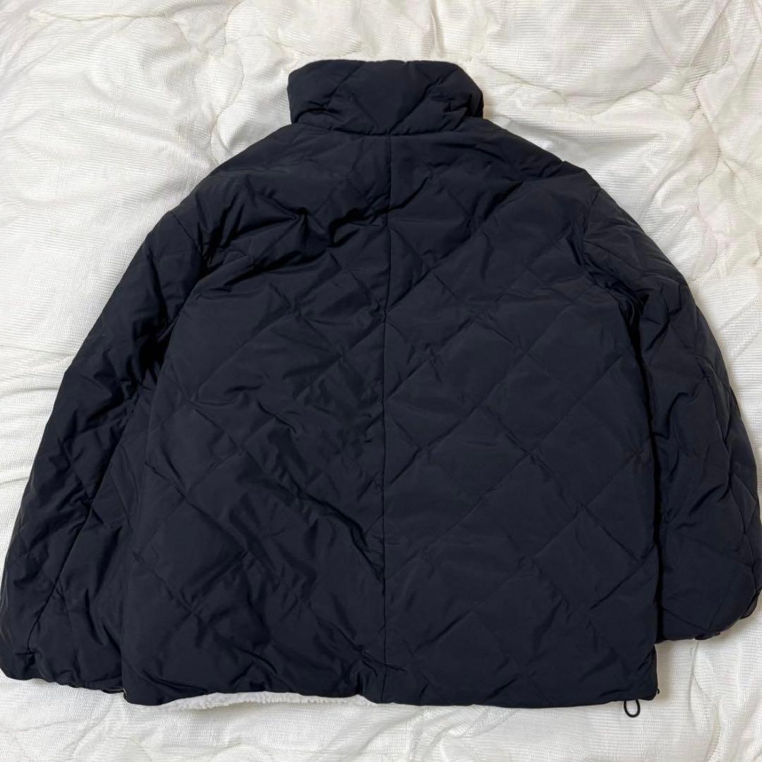 TAION UNFILO リバーシブルボアダウン アイボリー ジャケット TAION UNFILO リバーシブルボアダウン アイボリー ジャケット