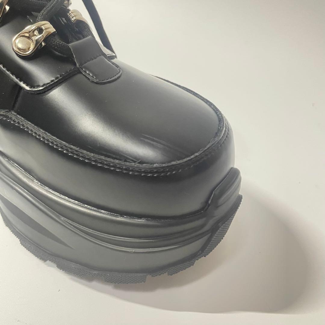 【未使用品級】ADRER 厚底 スニーカー メンズ Sサイズ