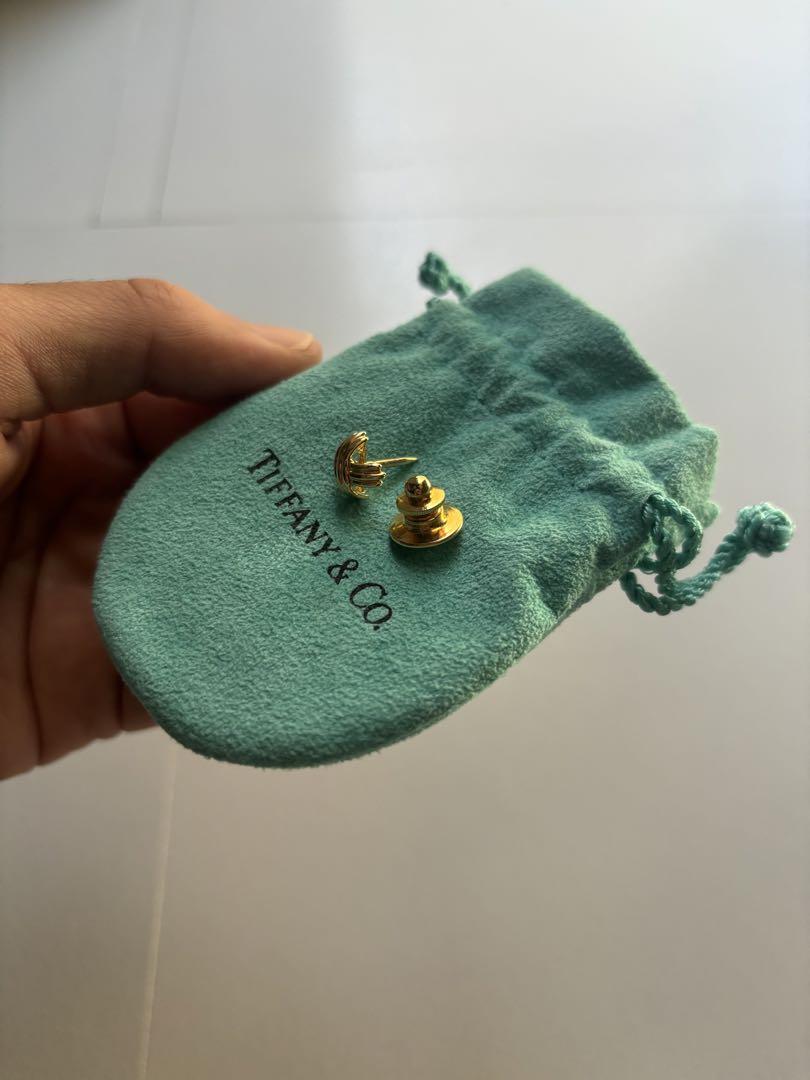 tiffany ピアス　k18 片耳