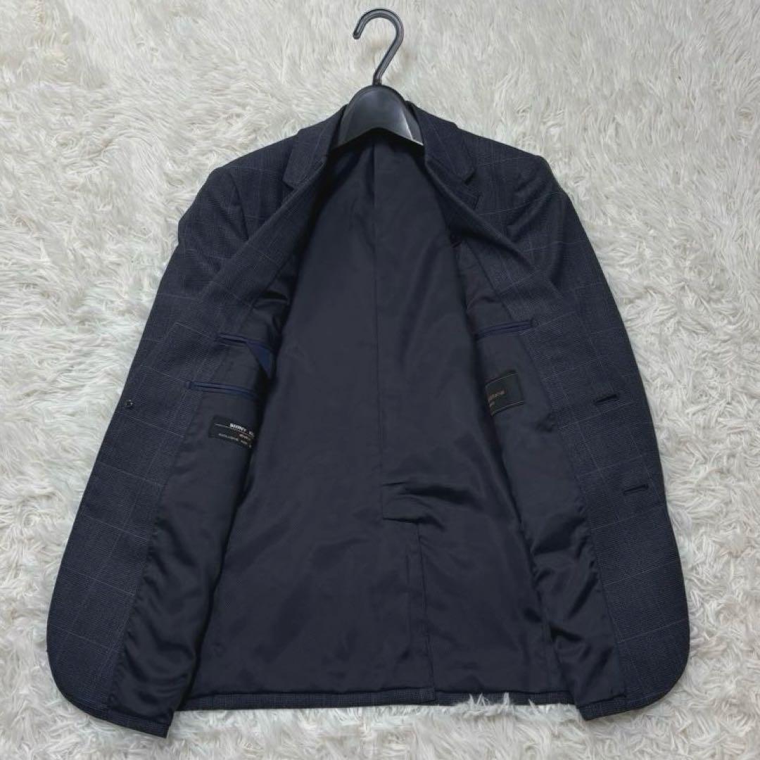 m.f.editorial 3ピース ウィンドウペン セットアップ スーツ