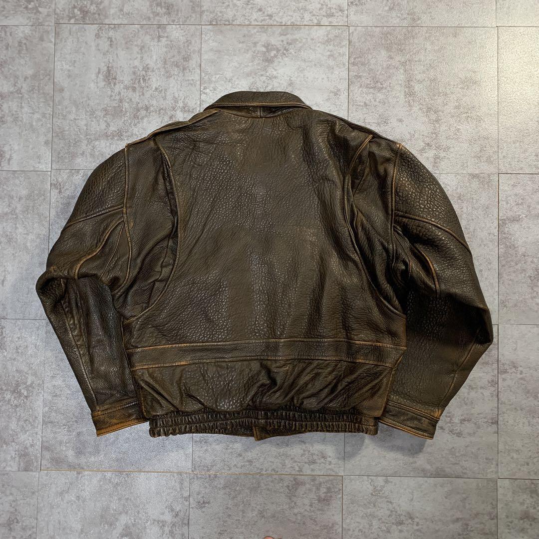 ジャケット・アウター vintage houston A-2 real leather jacket