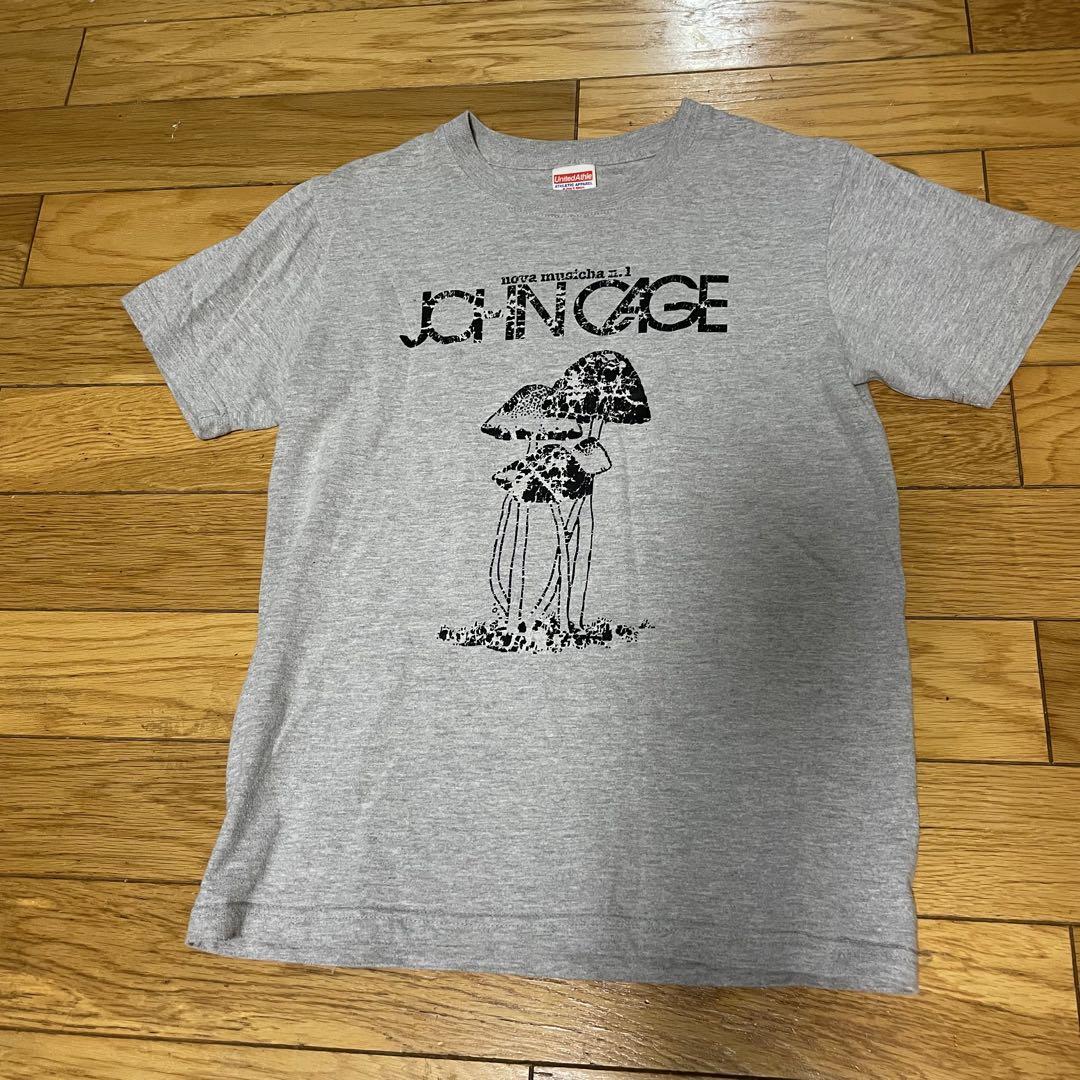 ジョン・ケージ グレー Tシャツトップス