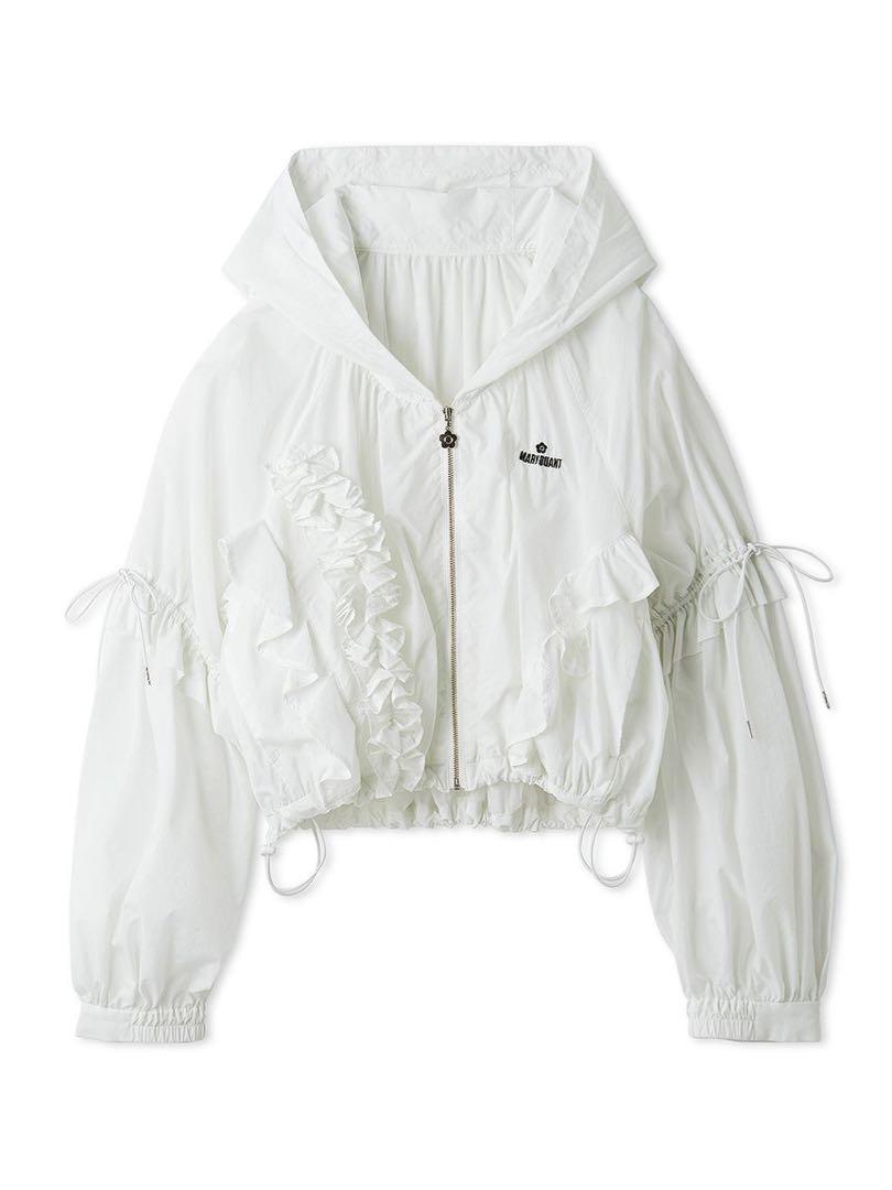LILY BROWN×MARY QUANTUVカットフリルシアーブルゾン接触冷感