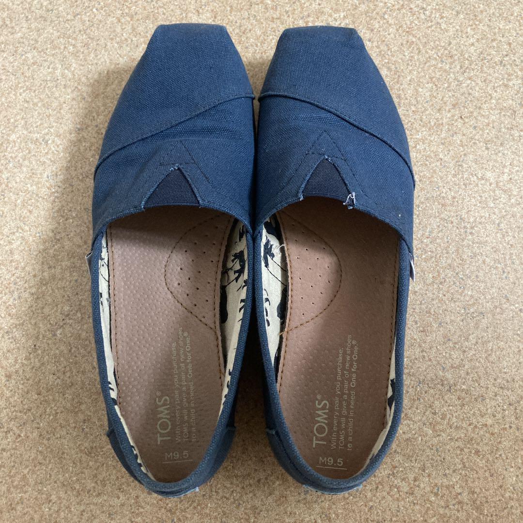 TOMS シューズ スリッポン ネイビー 紺色