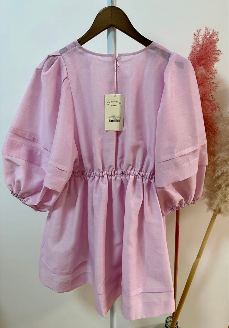 LE PHIL25年新品紙タグ付き⭐️日本製❗️現行品オーガンジーブラウスシャツ