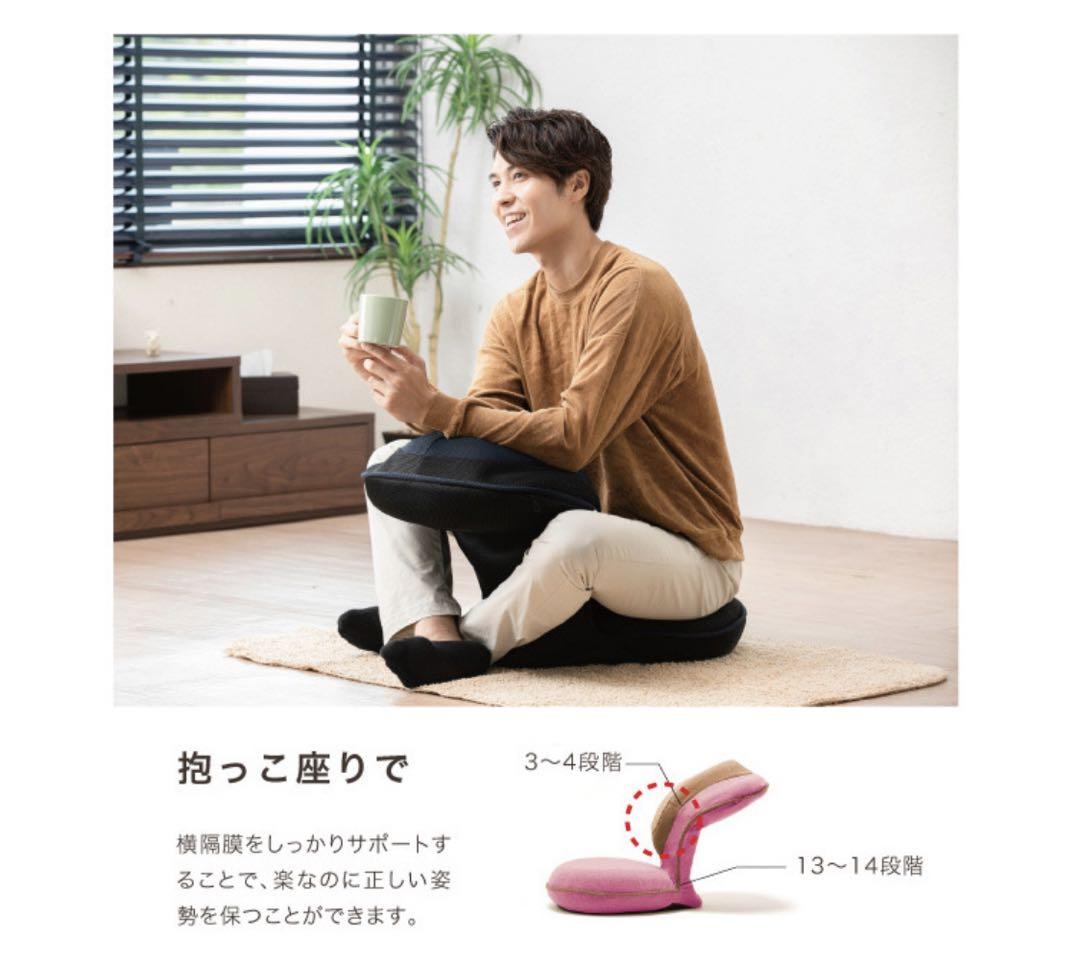 【新品未使用】背筋がGUUUN 美姿勢座椅子 リッチ　定価13,410円