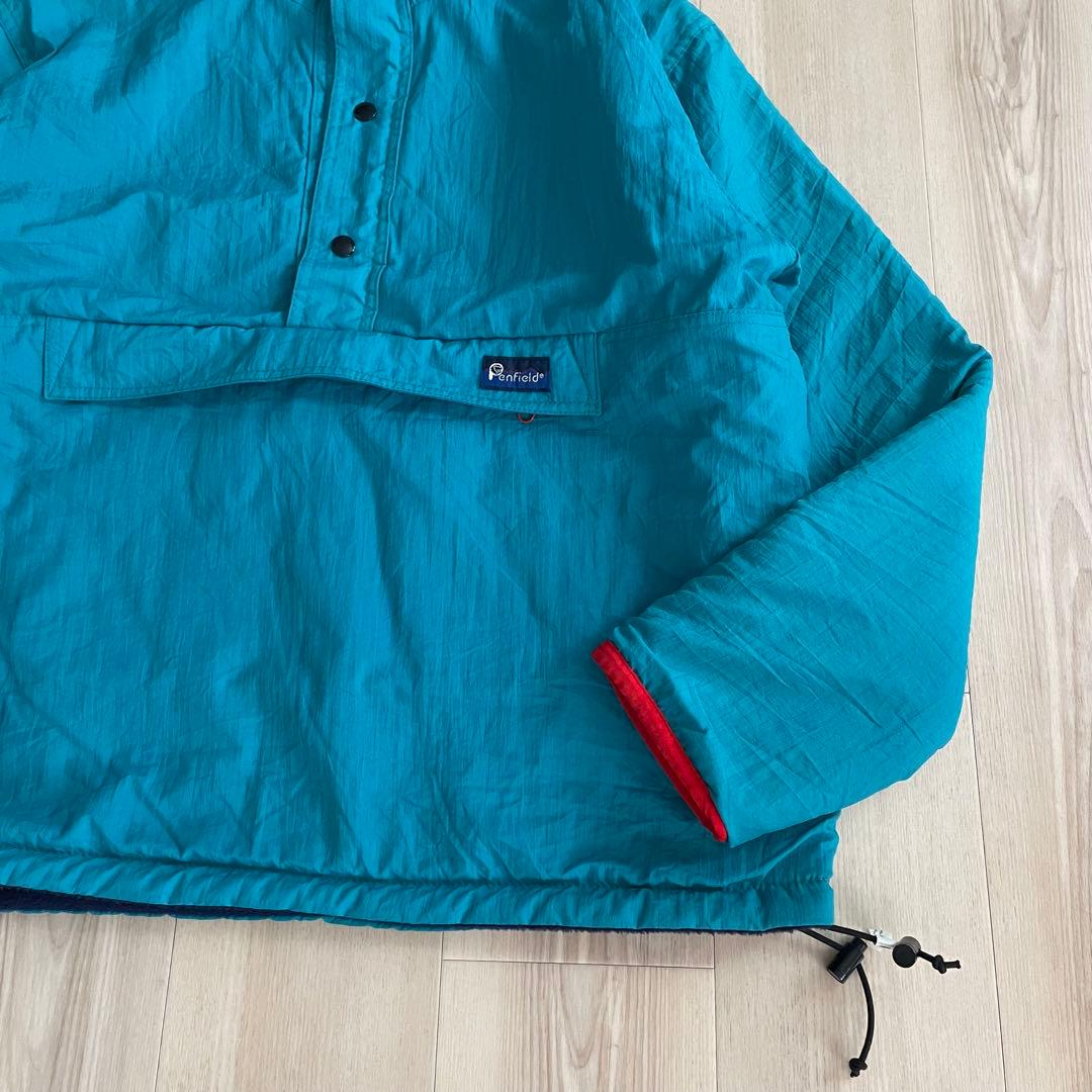 希少レア◆90s USA製 PenField リバーシブルプルオーバー フリース