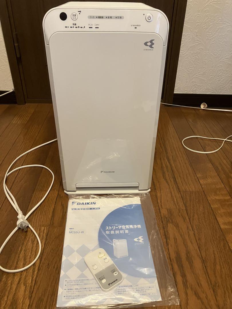 ダイキンDAIKINストリーマ空気清浄機 MC55U-W
