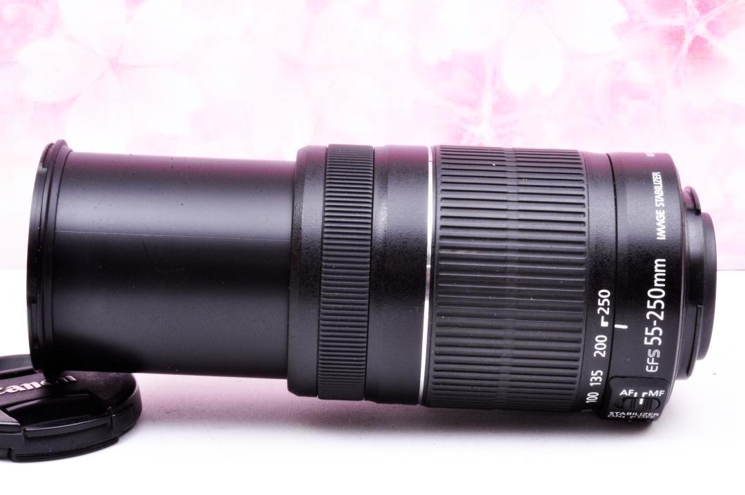 超望遠レンズ❤️Canon EF-S 55-250mm IS ❤️手振れ補正❤️