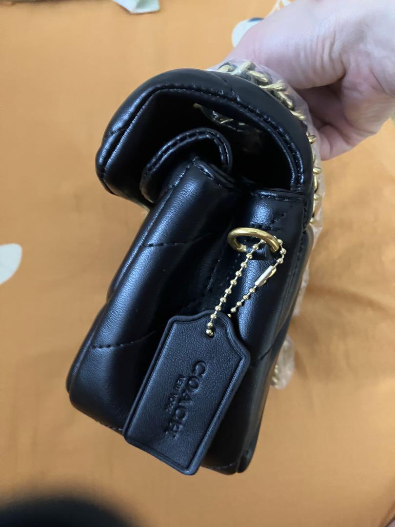 ブラック キルティング バッグ鉴定できません