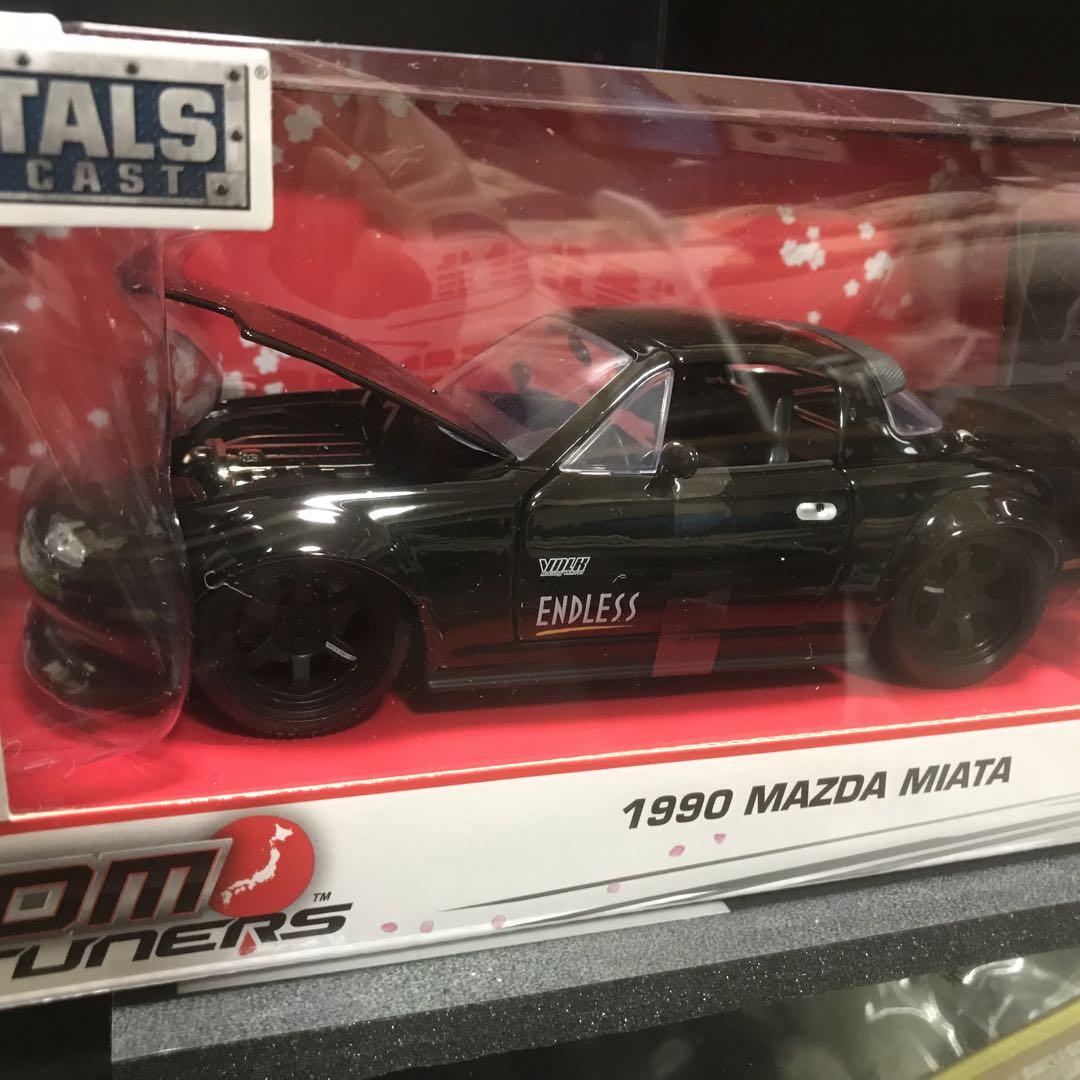 Jadatoys 1/24 ミアータ ユーノス ロードスター グロッシーブラック