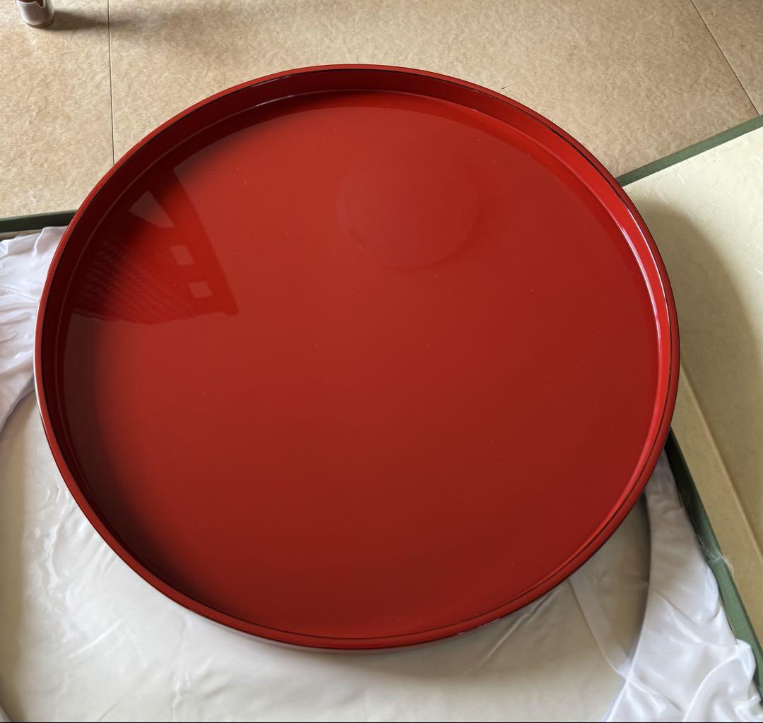 輪島塗 日の丸盆 漆器 新品未使用 - メルカリ