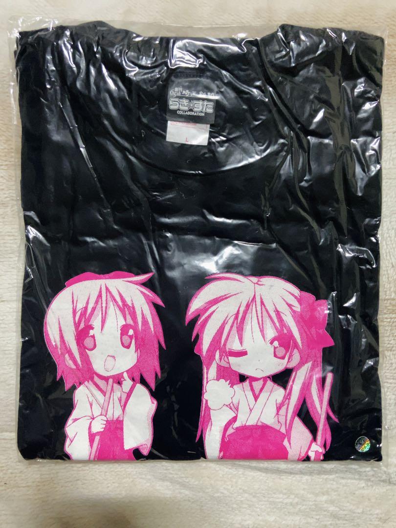 らき⭐︎すた埼玉新聞65周年プリントTシャツ柊つかさ柊かがみ巫女服