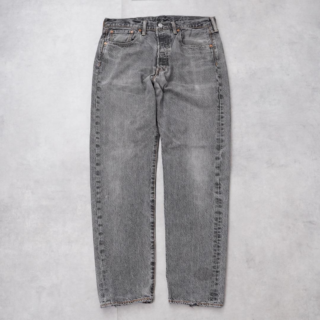 リーバイス501 W33 ブラックデニム 黒 ボトム パンツ 古着 13772