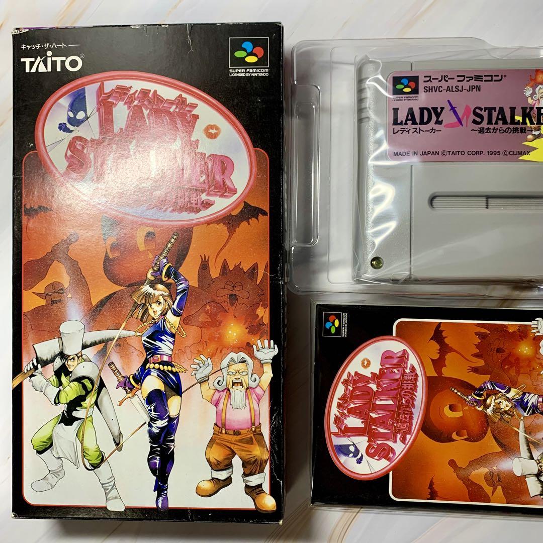 レディストーカー タイトー スーパーファミコン ソフト 箱 説明 レディストーカー タイトー スーパーファミコン ソフト 箱 説明