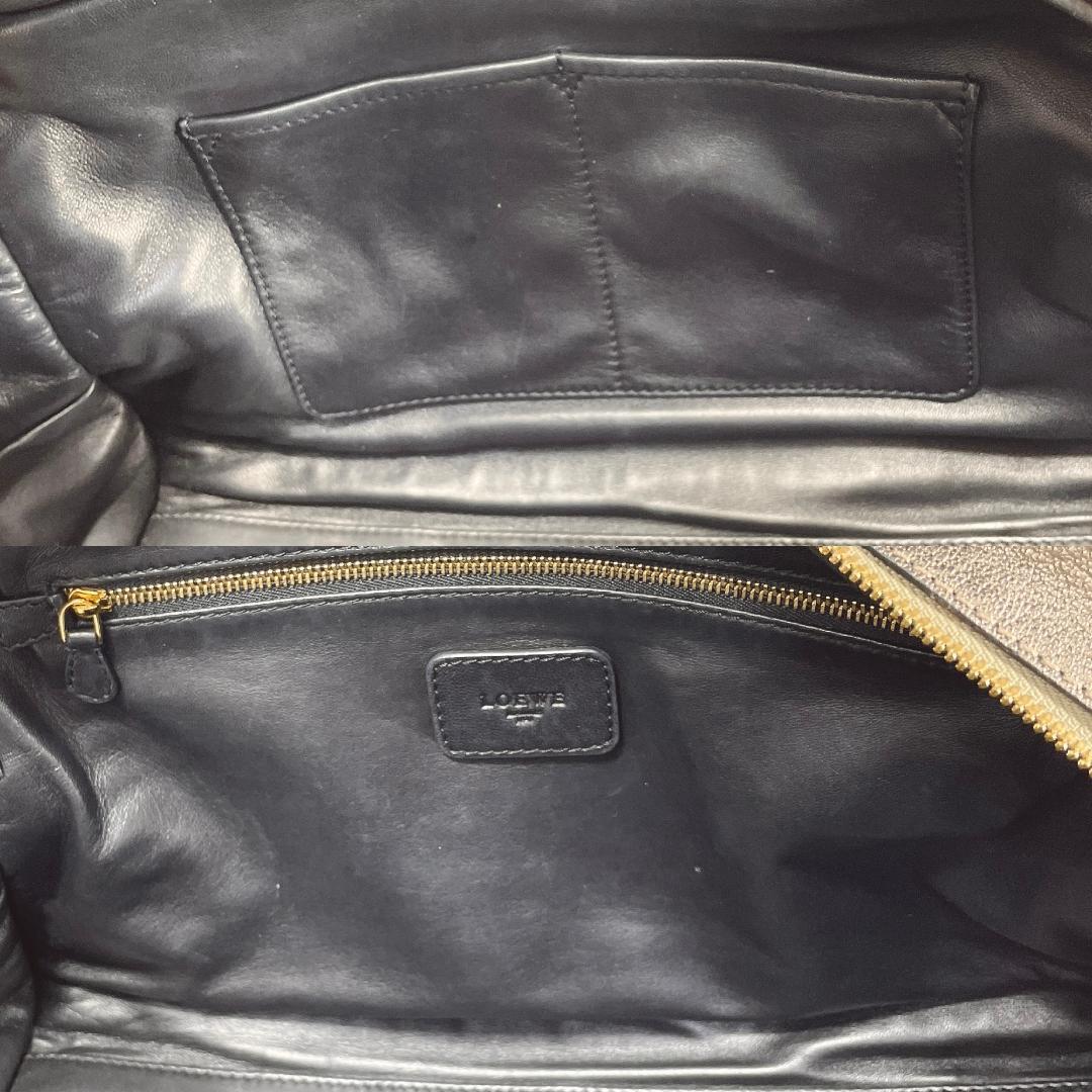 LOEWE☆アマソナ36 ハンドバッグ ミニボストン アナグラム