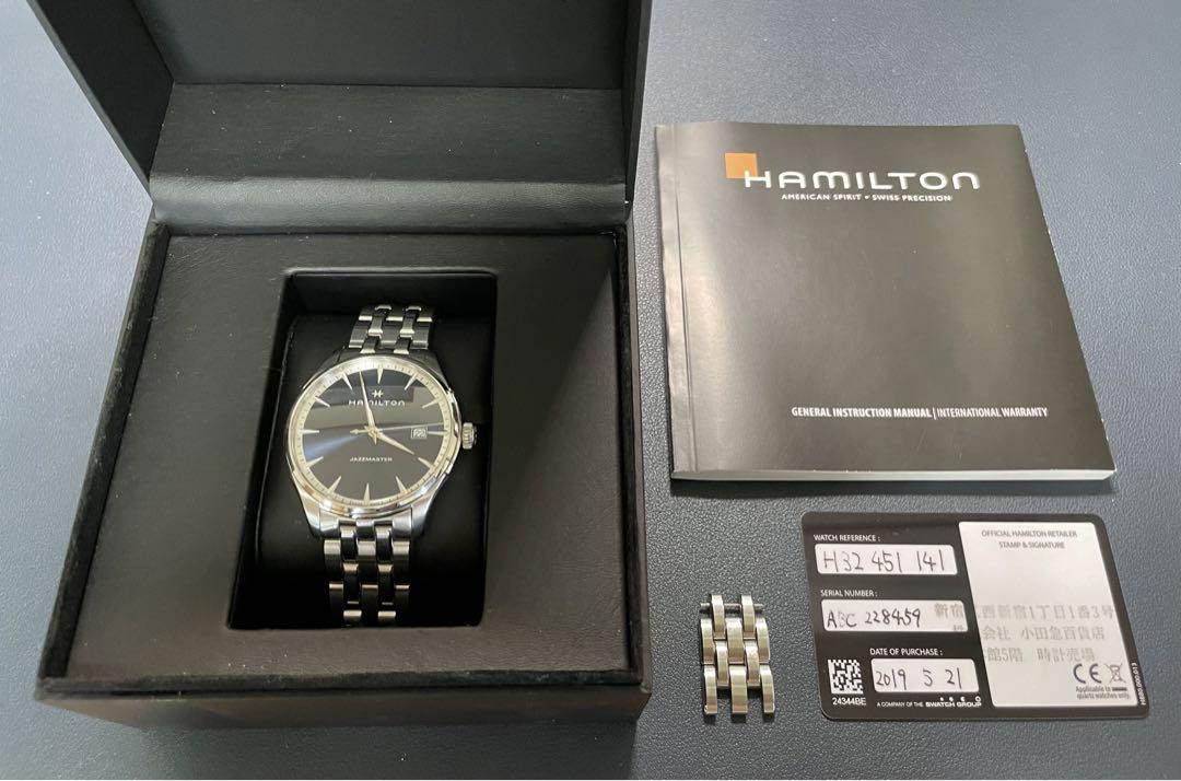 Hamiltonハミルトン ジャズマスター   GENT QUARTZ