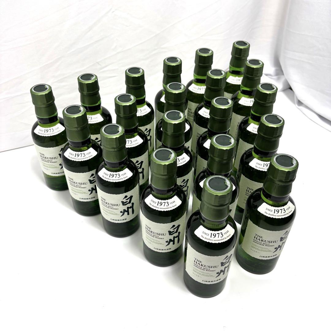 THE HAKUSHU 白州　ミニボトル　180ml 3本セット 白州 ウイスキー 180ml ミニボトル 3本セット1973年製造