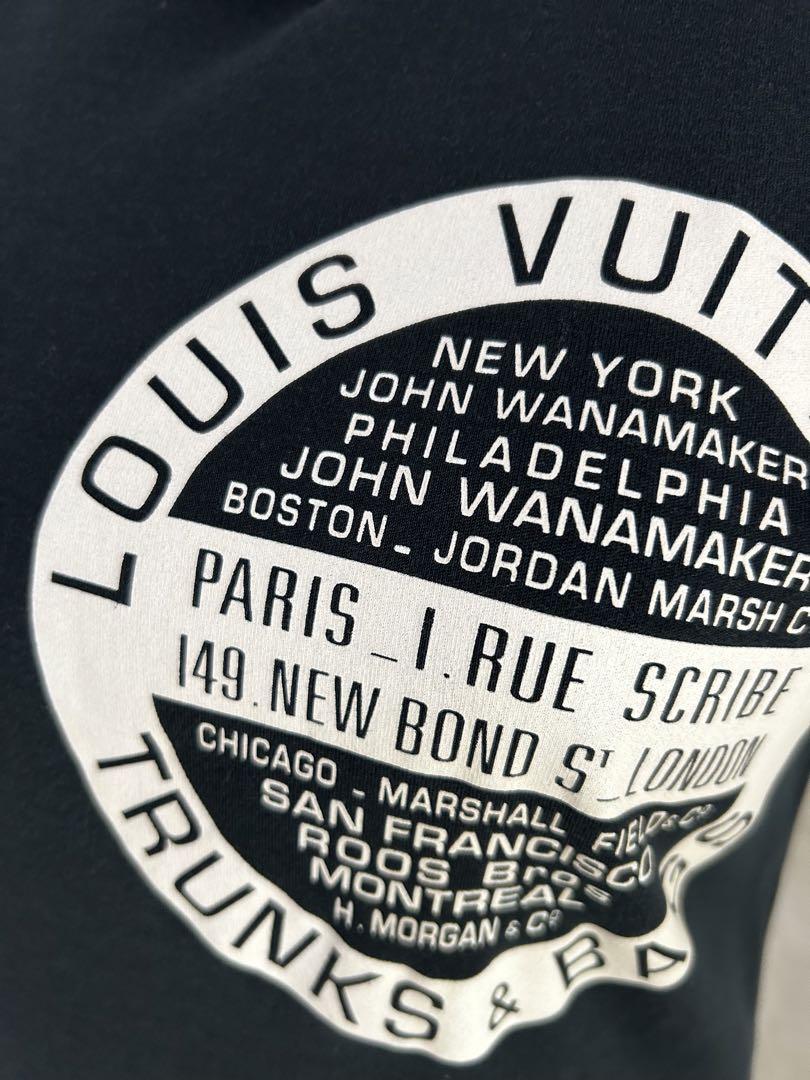 LOUIS VUITTON プリントTシャツ 黒