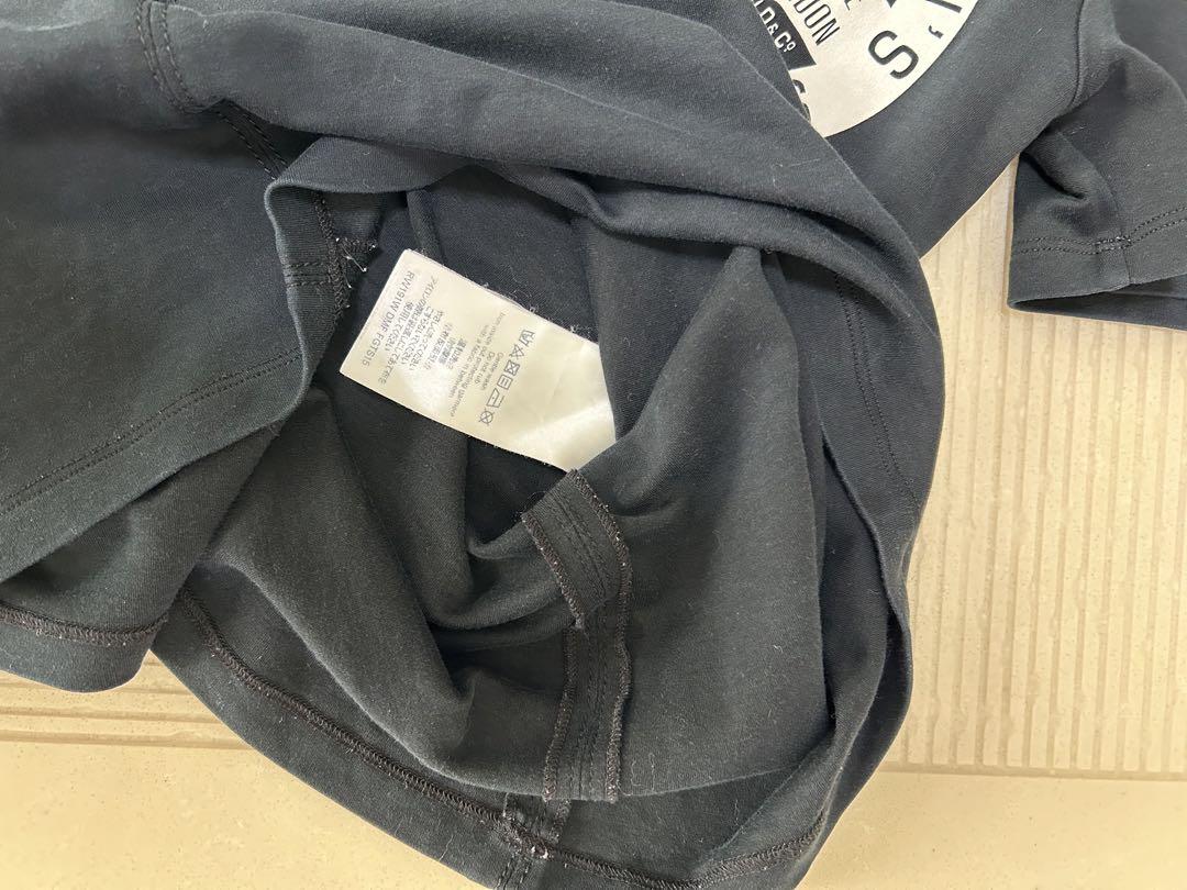 LOUIS VUITTON プリントTシャツ 黒