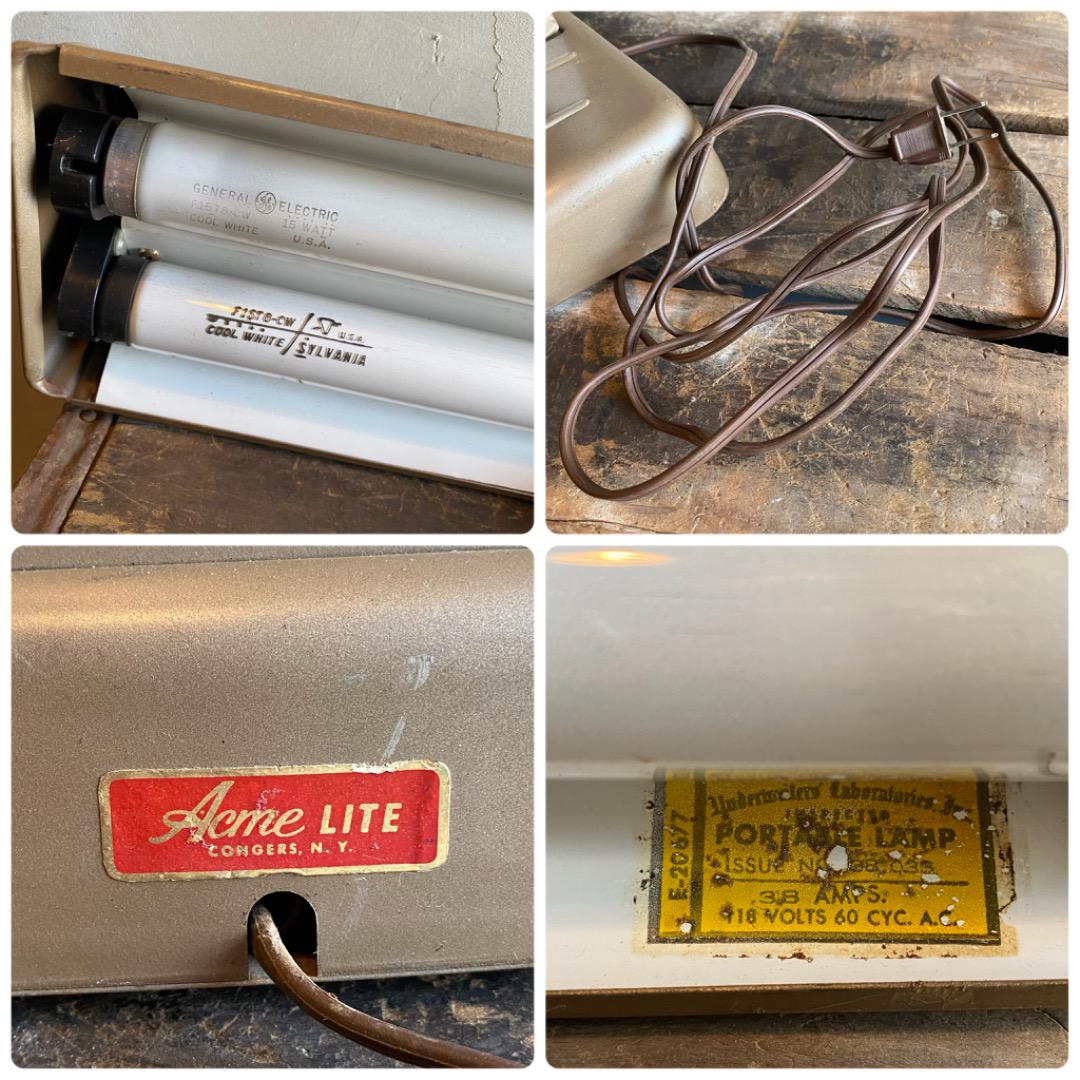 1940s USA vintage】Acme Lite デスクランプ 美術品