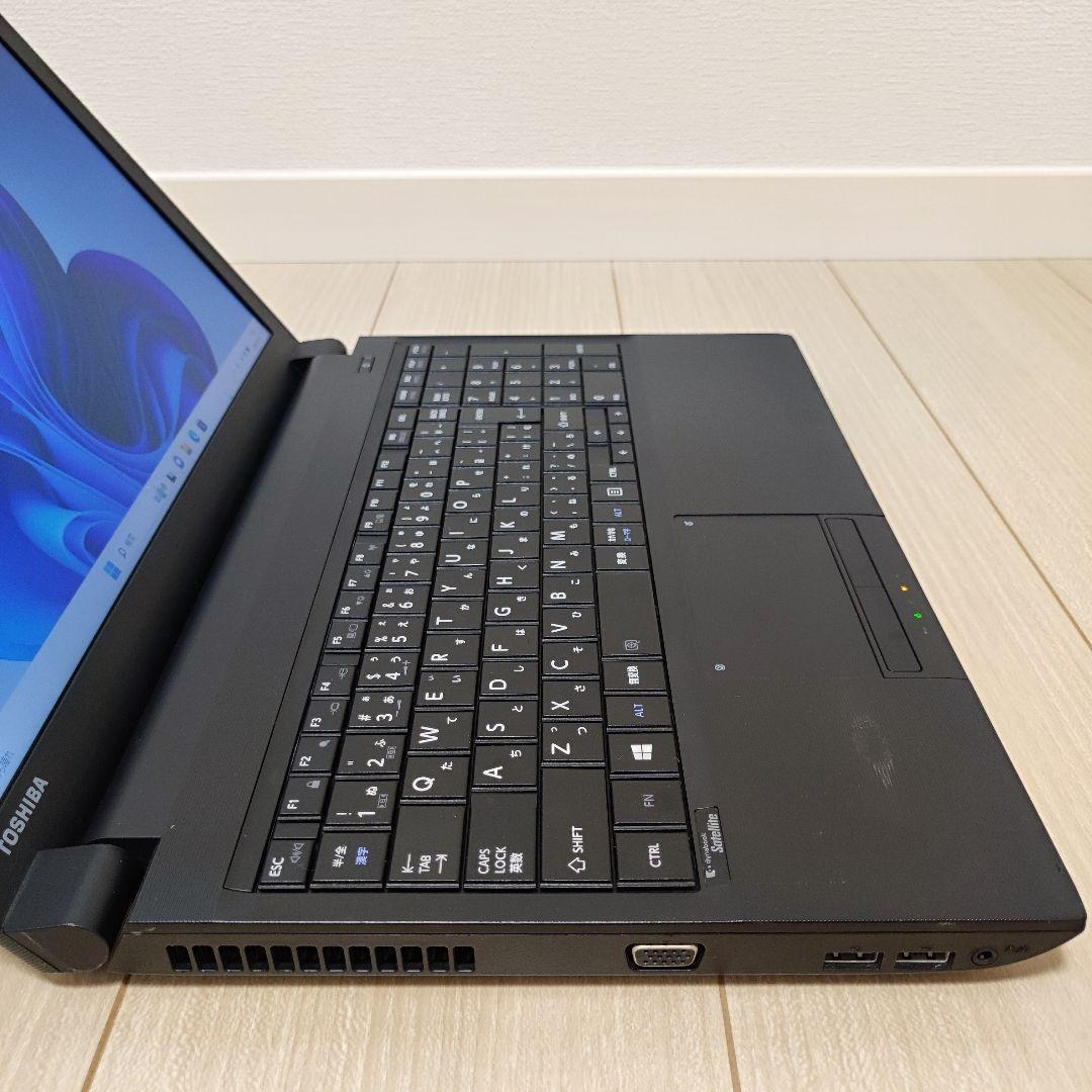 【美品】東芝 office ノートパソコン 黒 Dynabook B554/K 【美品】東芝 office ノートパソコン 黒 Dynabook B554/K