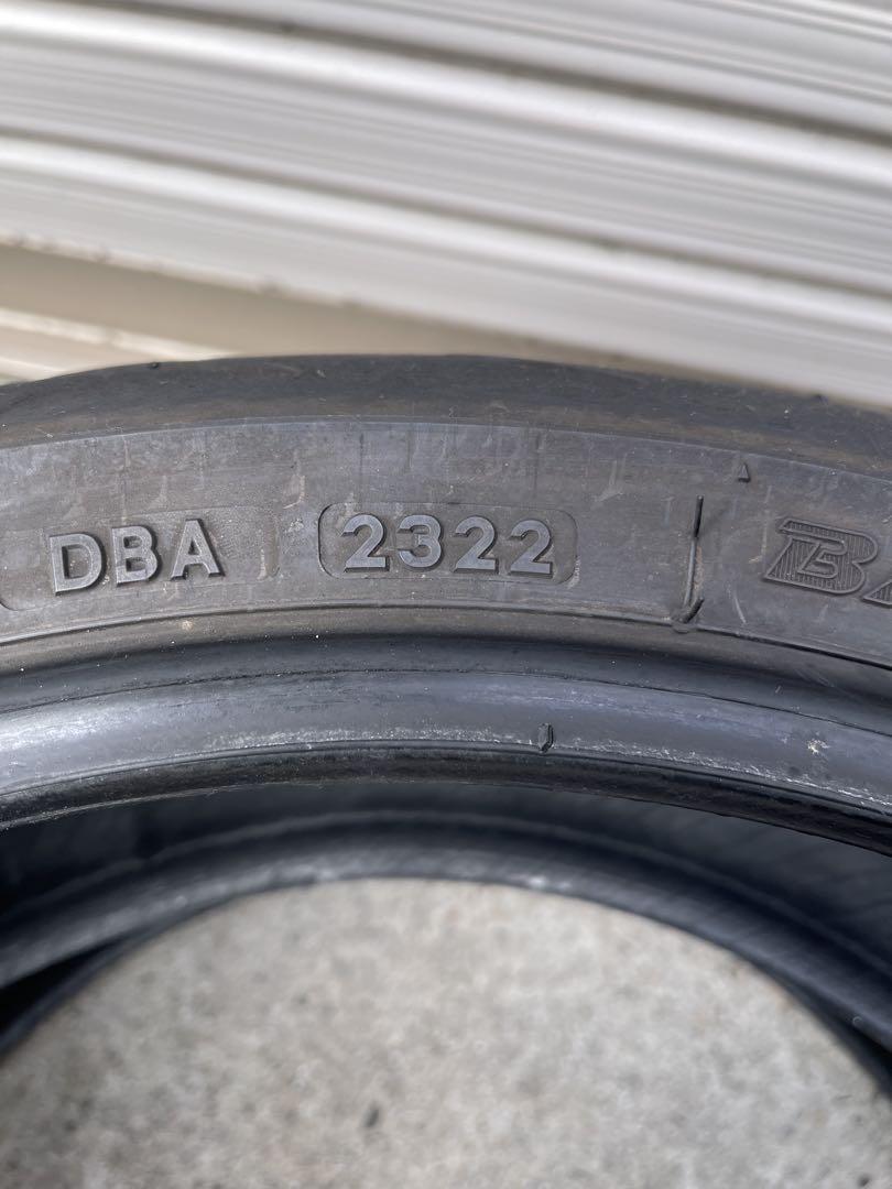 美品800km走行ブリヂストS22 190/50ZR17 120/70ZR 2本