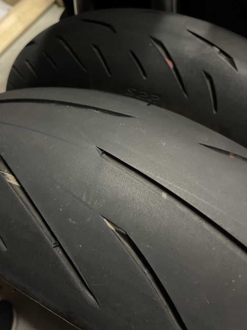 美品800km走行ブリヂストS22 190/50ZR17 120/70ZR 2本