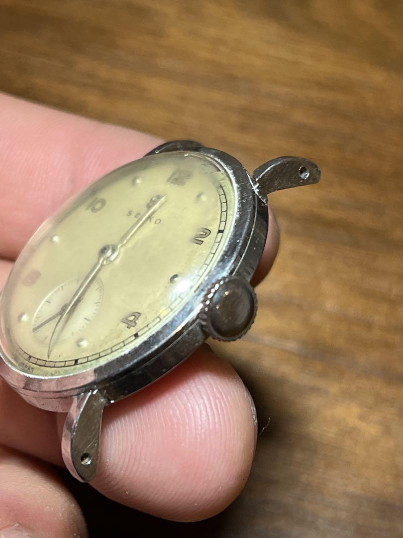SEIKO セイコー　スモセコ　メンズ　手巻き　稼働品