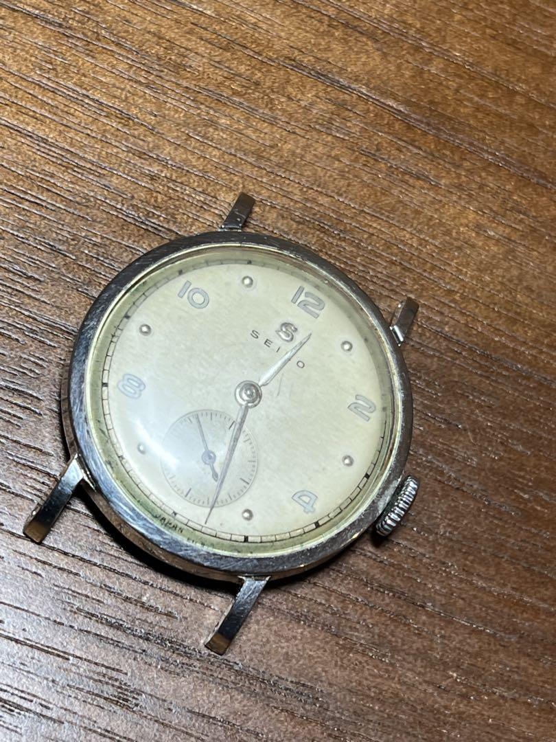 SEIKO セイコー　スモセコ　メンズ　手巻き　稼働品