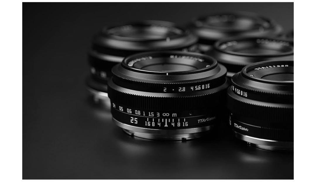 【極美品】 TTArtisan 25mm f2/c Xマウントレンズ
