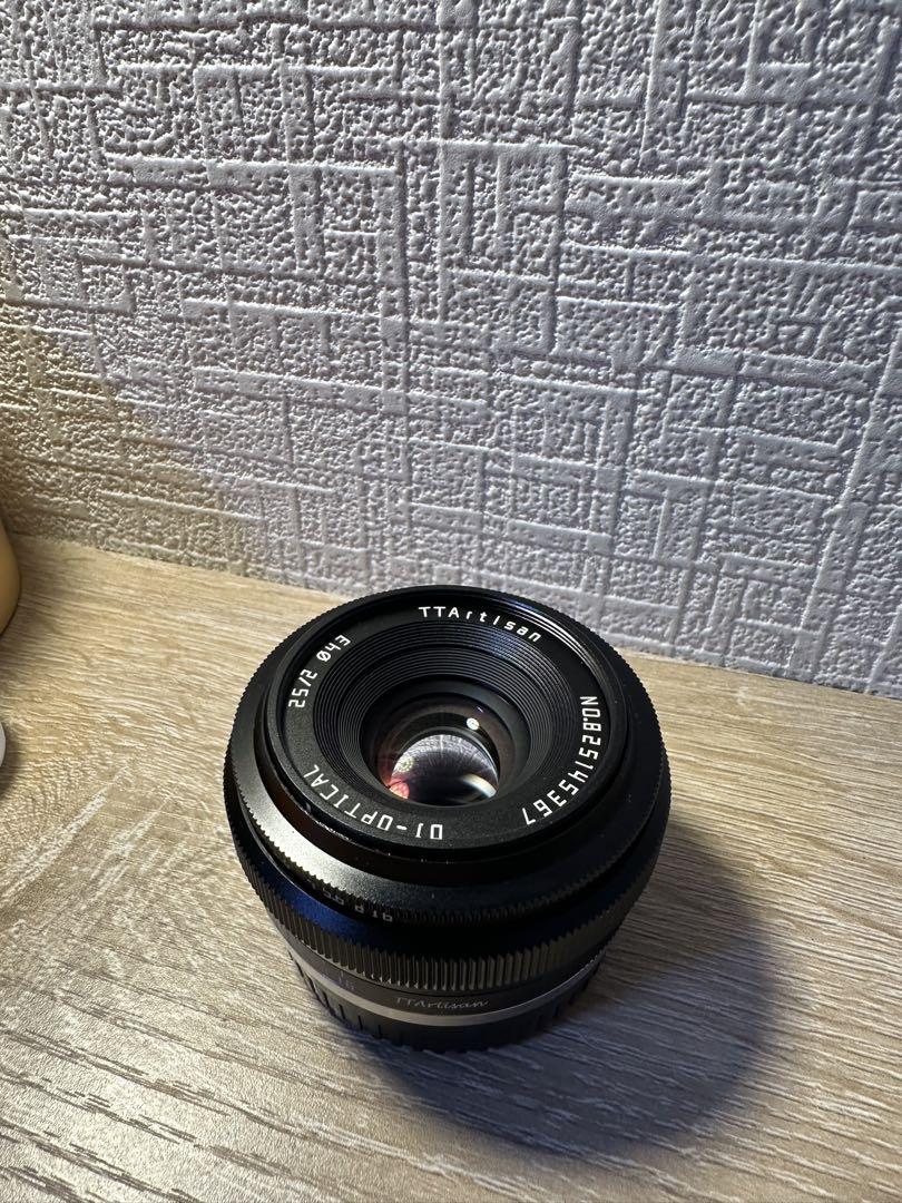 【極美品】 TTArtisan 25mm f2/c Xマウントレンズ