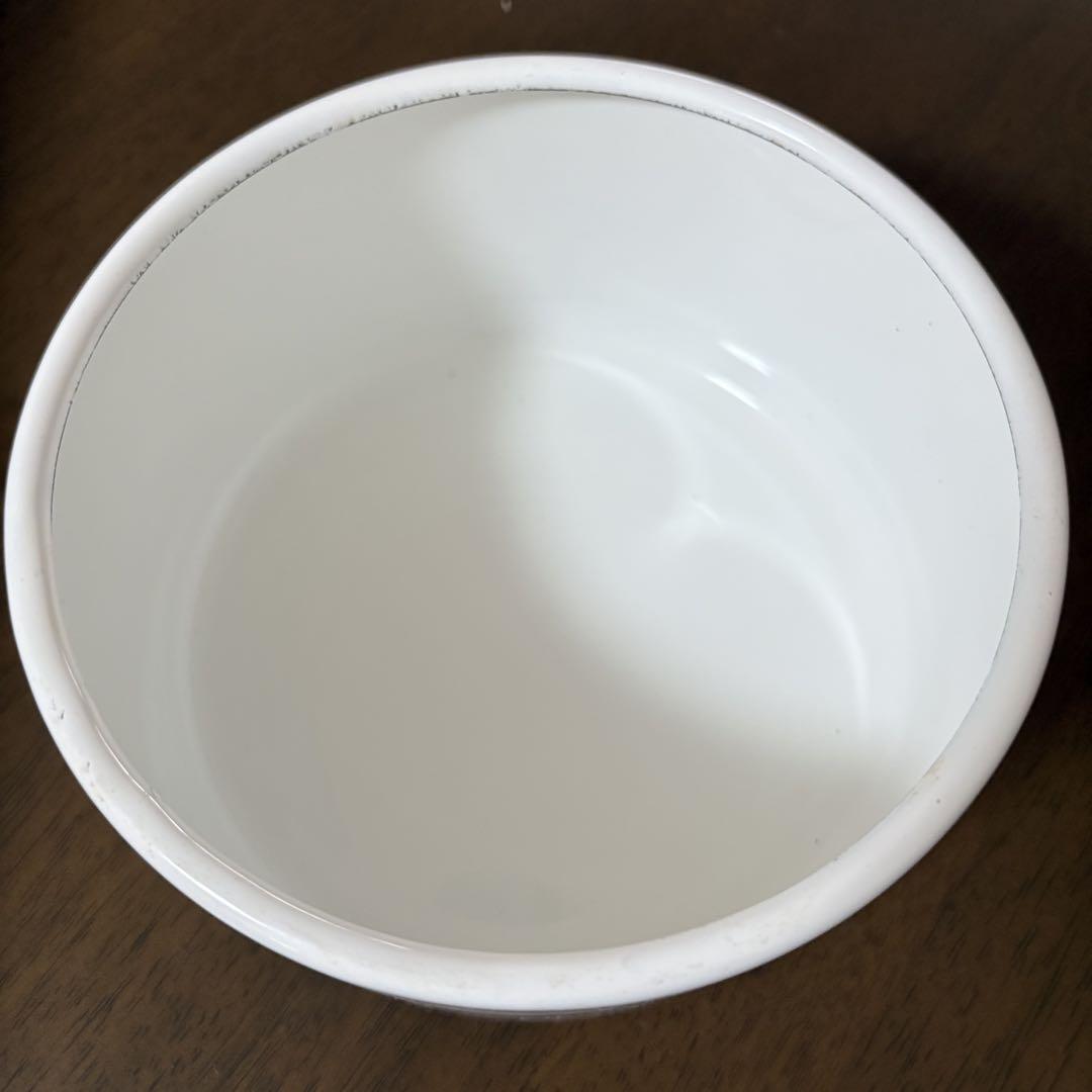 imane イマン】ホーロー容器 蓋付き 丸缶 小 プリンセスローズ