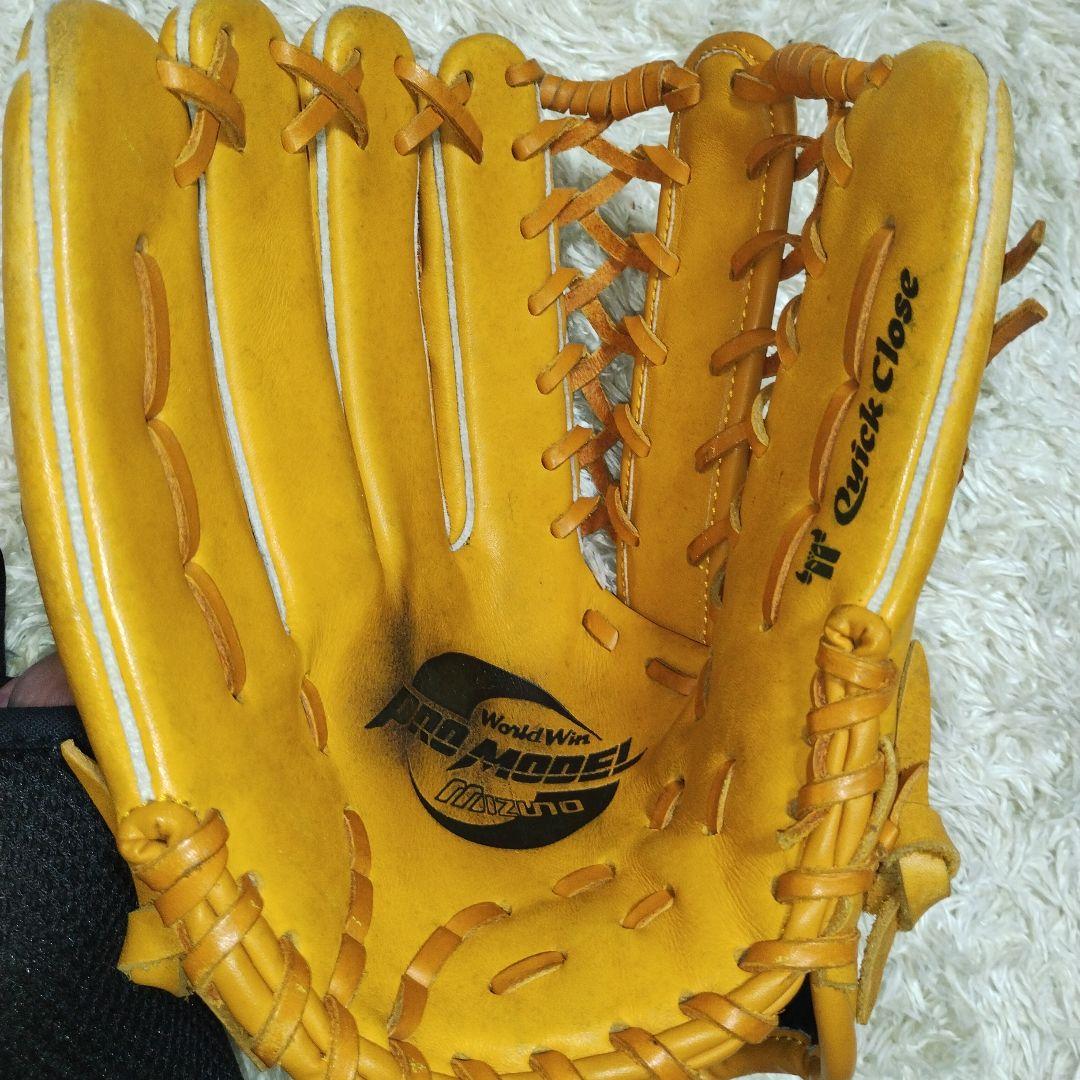 【状態良好】ミズノ プロモデル 軟式グローブ 左投げ　野手　投手