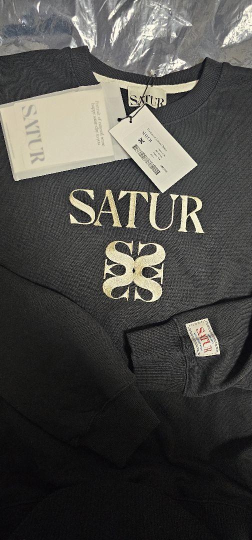 新品・未使用‼️SATUR セター トレーナー ニット Classic Logo