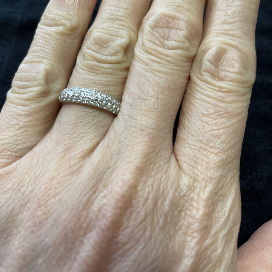 0.4ct18Kホワイトゴールドリングピッコリーニ