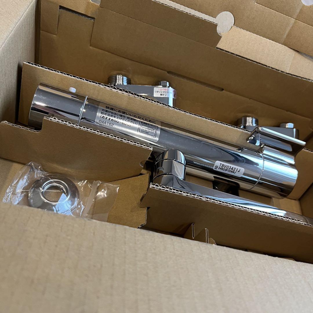 新品未使用　TOTO 壁付きサーモスタット混合水栓　TBV03421J
